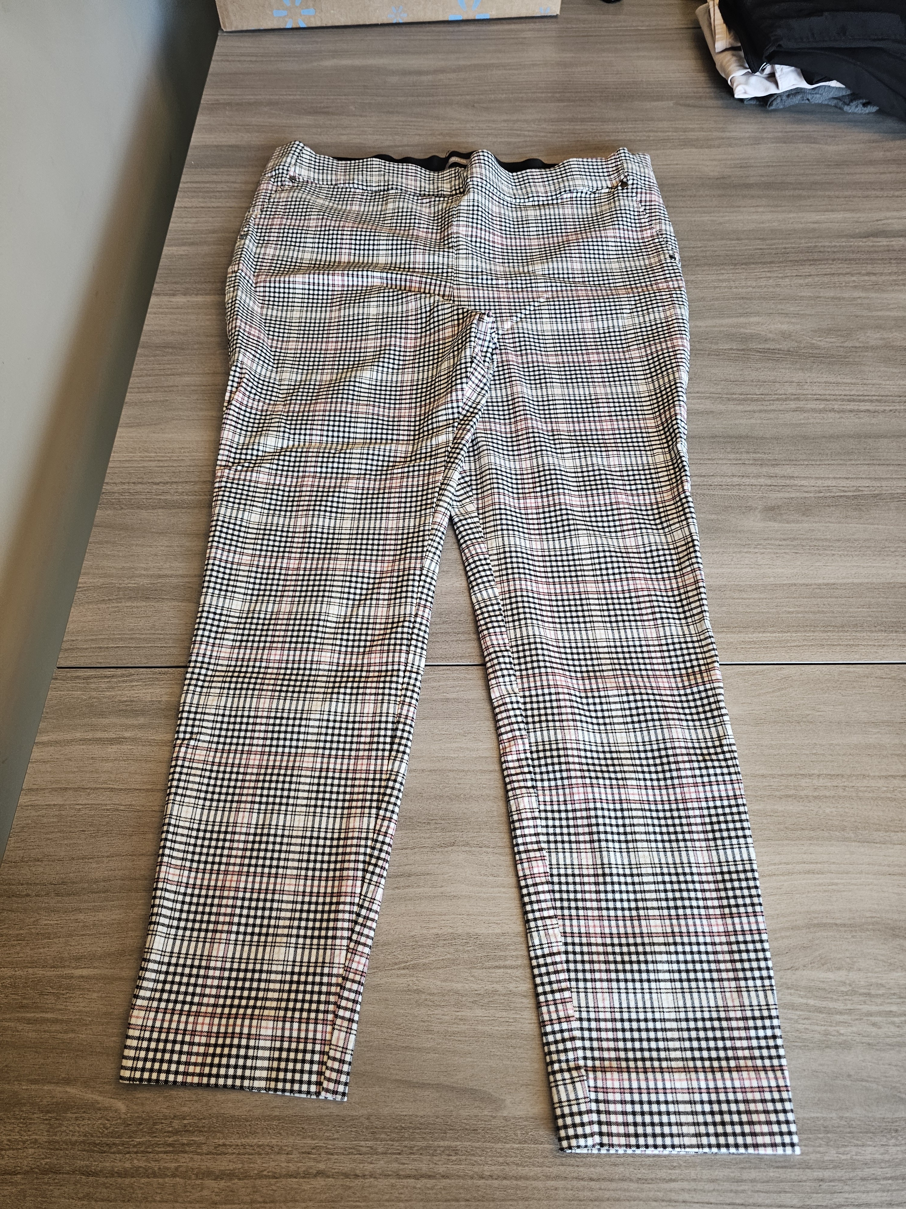 Mauries Checkered Dress Pants Size Xxl Regular